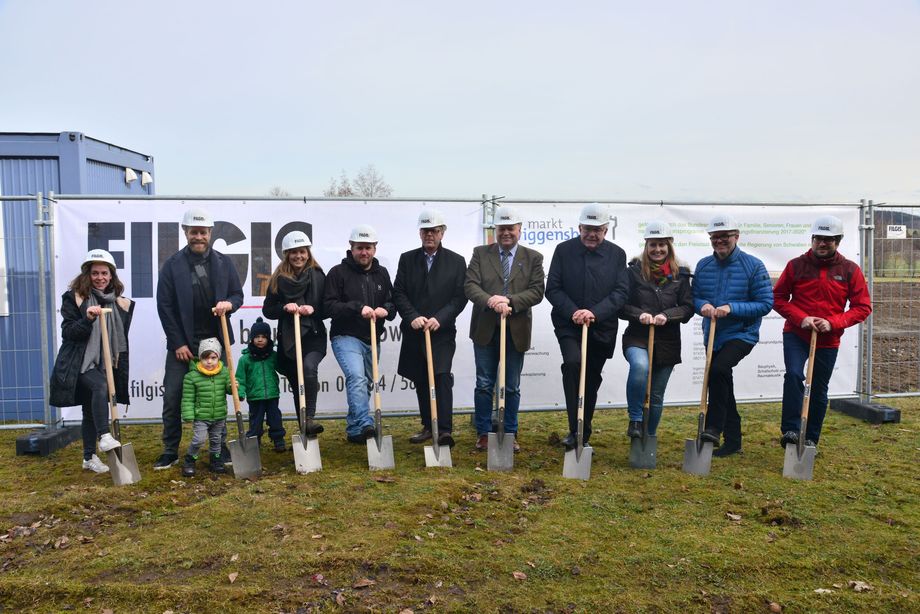 Neubau der Kinderkrippe – Spatenstich am 5. März 2018