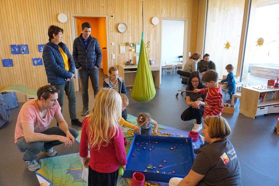 Einweihungsfeier in der Kinderkrippe