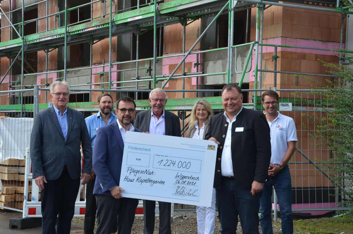 Förderbescheid über 1,22 Mio. EUR für den Anbau am Haus Kapellengarten