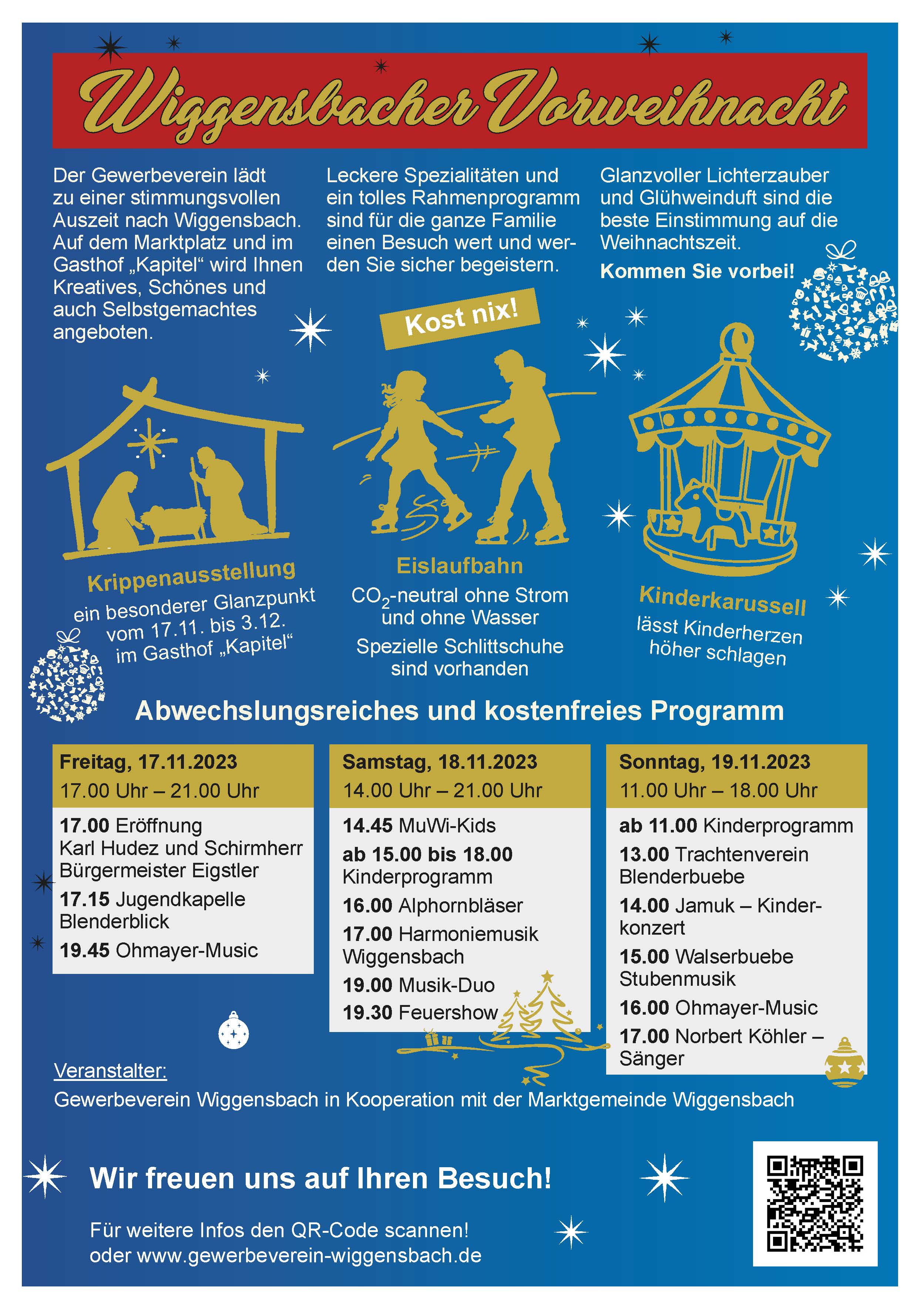 WIGGENSBACHER VORWEIHNACHT 17. BIS 19. NOVEMBER 2023