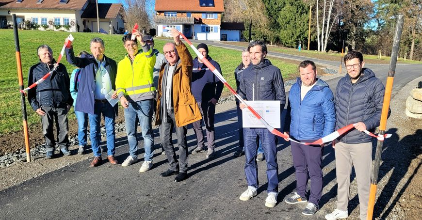 Offizielle Verkehrsfreigabe in Rauhenstein am 10. Dez. 2025