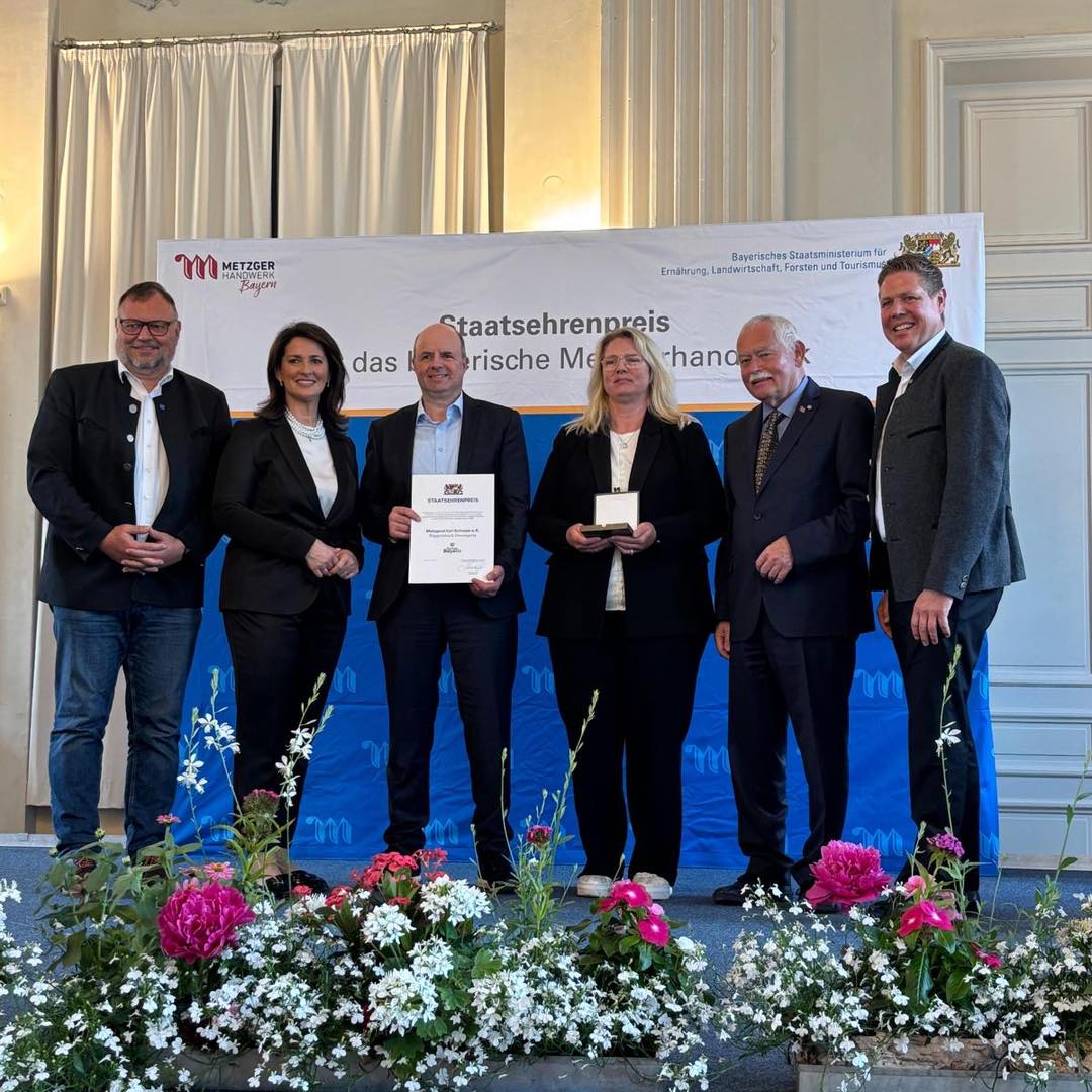 Staatsehrenpreis für die Metzgerei Schuster