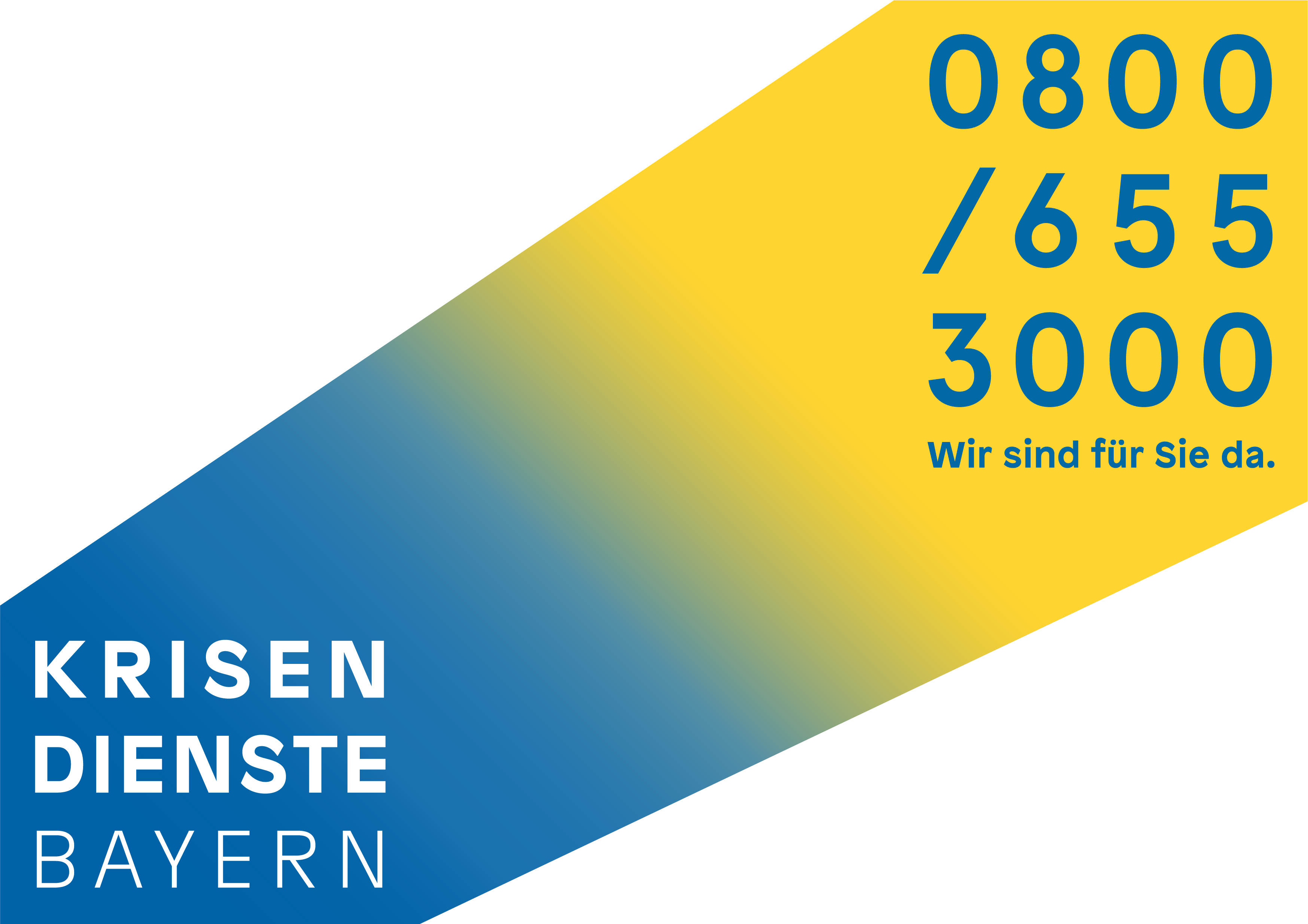 Krisendienste Bayern  -  Hilfe bei psychischen Krisen