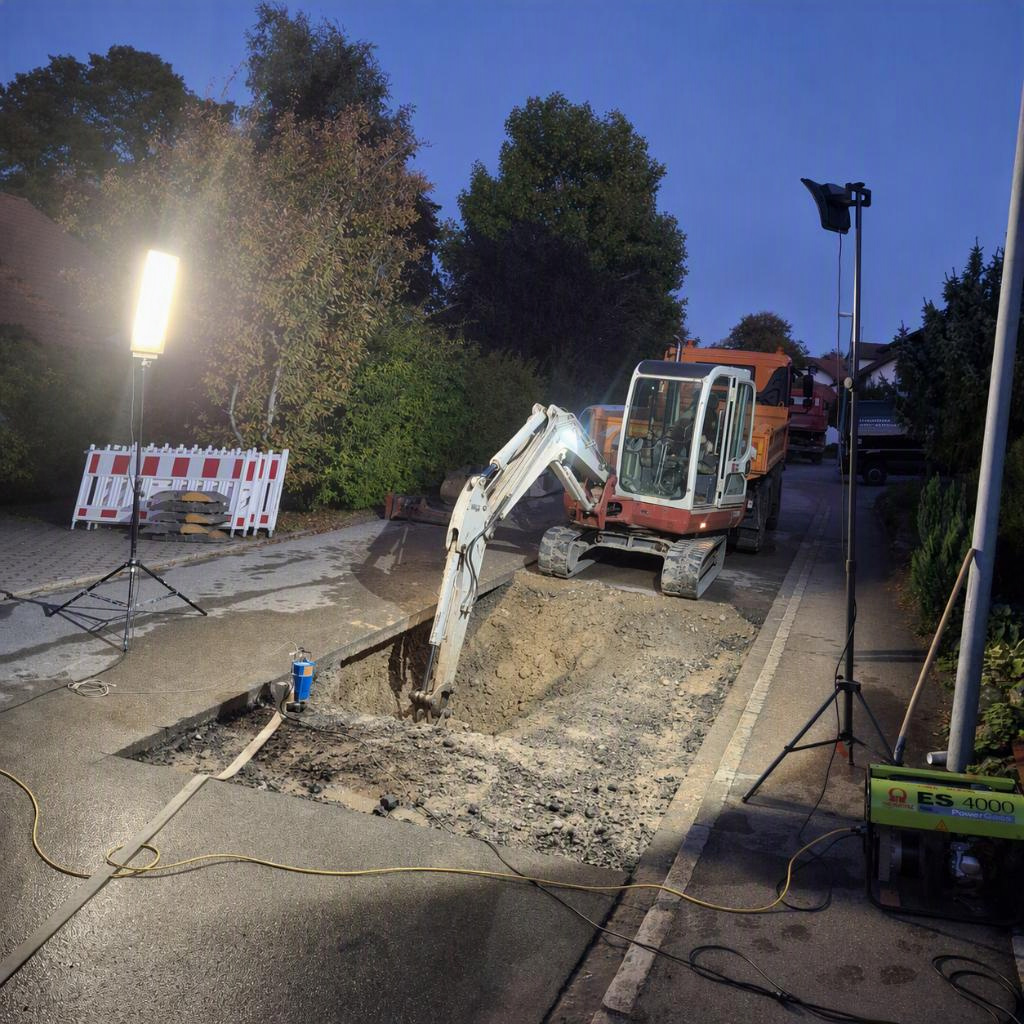 Wasserrohrbruch im Wang schnell behoben