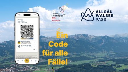Wir sind nominiert! Ihre Stimme für den Allgäu-Walser-Pass beim Deutschen Tourismuspreis