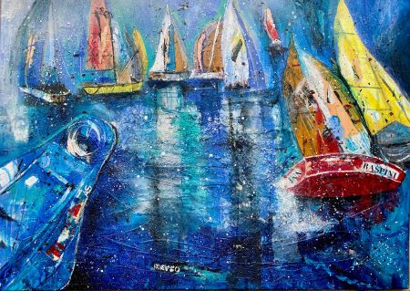 Kunstausstellung "Aquarelle und Acryl" von Brunhilde Mutter vom 3. bis 25 Oktober im WIZ